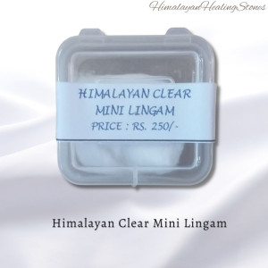 Himalayan Clear Mini Lingam